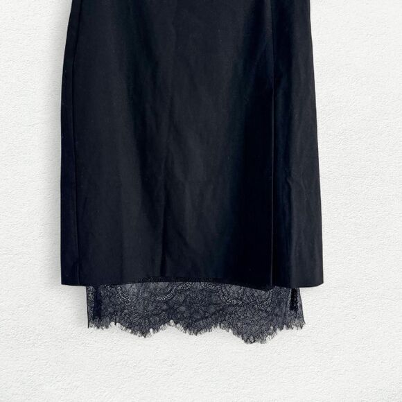 ASTR the Label Itzayana Lace Trim Pencil Skirt in Black - Picture 3 of 8